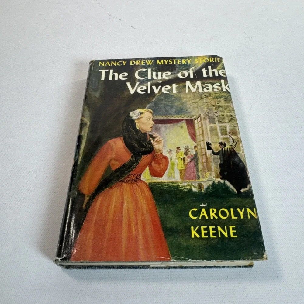 Vintage Nancy Drew #30 The Clue of the Velvet Mask HC/DJ Carolyn Keene Grosset